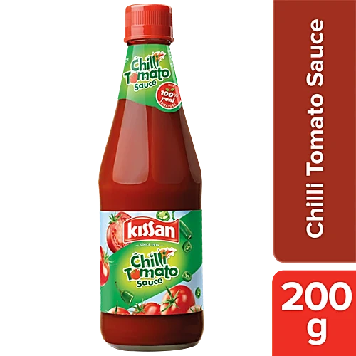 KISSAN CHILLI TOMATO SAUCE 200GM