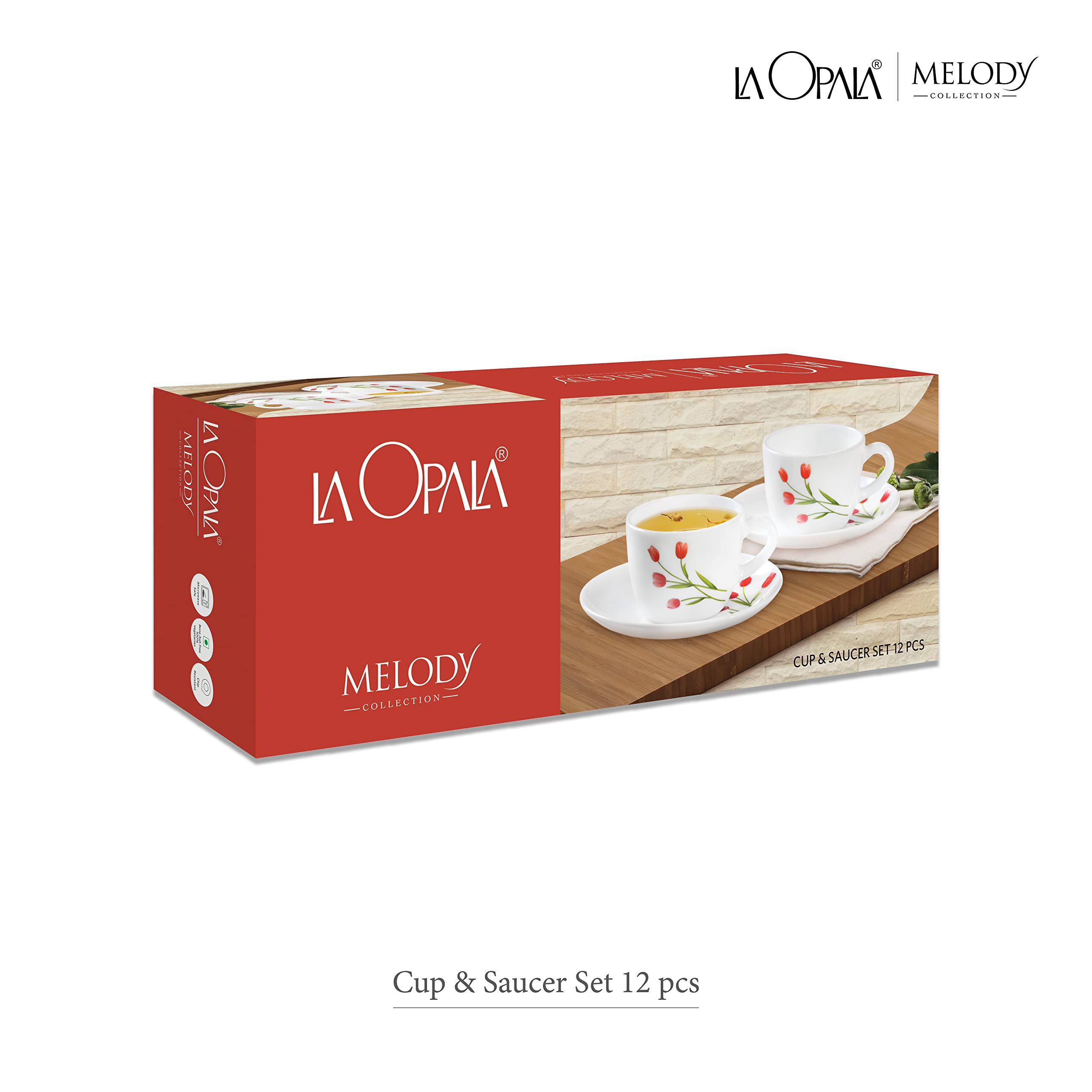LAOPALA COFFE CUP&SAUCERSET 12
