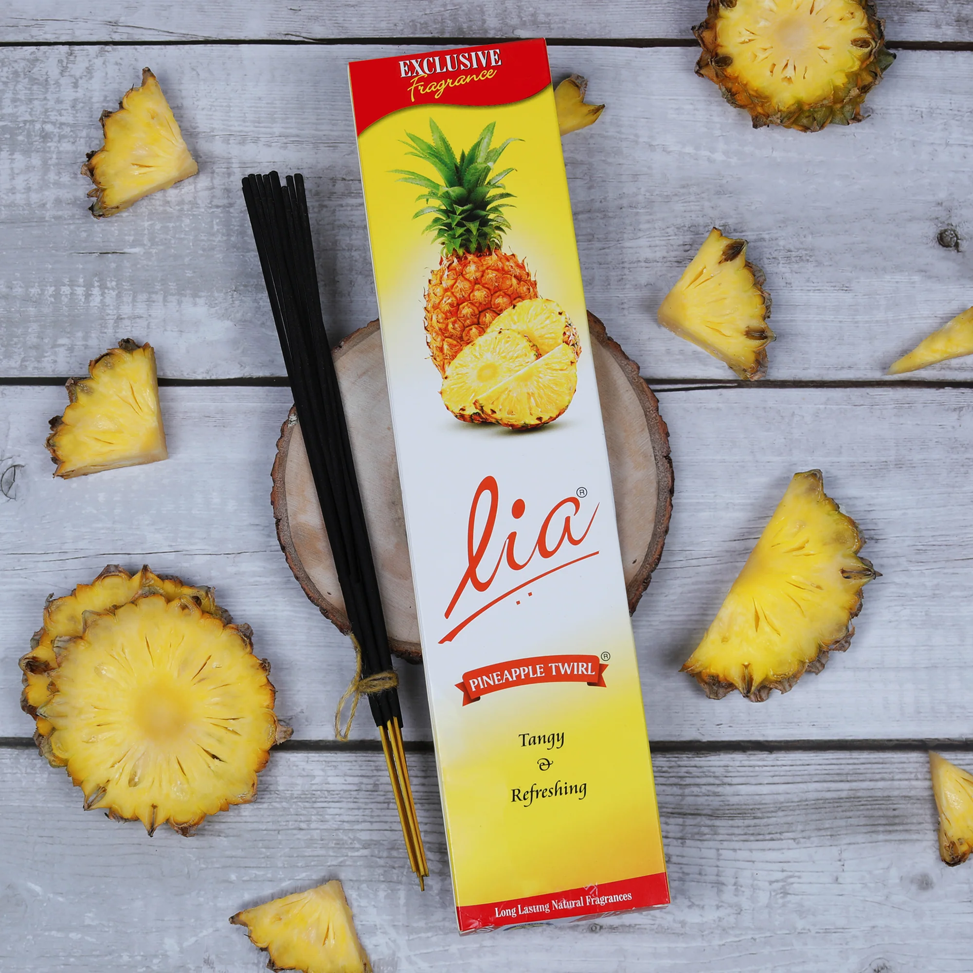 LIA PINEAPPLE TWIRL AGARBATHI 90G