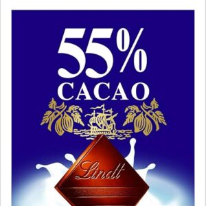 LINDT 55% COCOA MILK CHOCOLATE