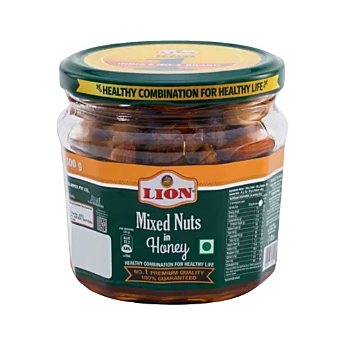 LION MIXED NUTS IN HONEY 300GM