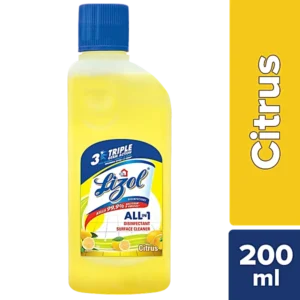LIZOL DISINFECTANT SURFACE CLEANER CITRUS 200ML