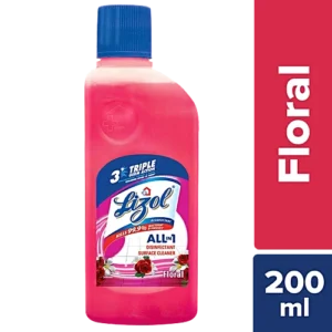 LIZOL FLORAL DISINFECTANT SURFACE CLEANER 200ML