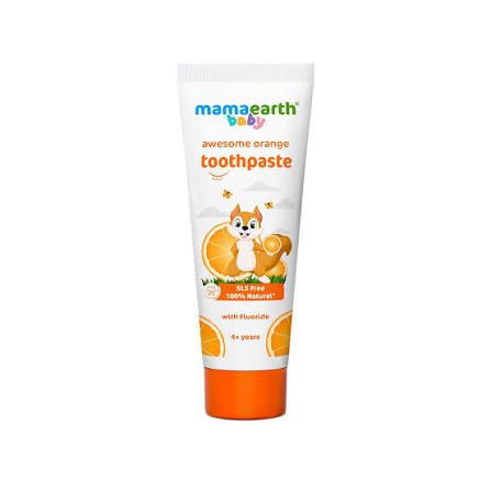 MAMAEARTH BABY TOOTHPASTE ORANGE 50G
