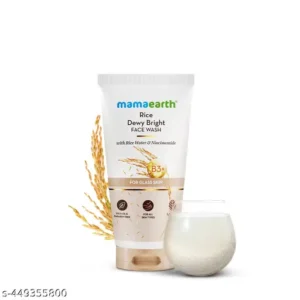MAMAEARTH RICE DEWY BRIGHT FACE WASH 50ML