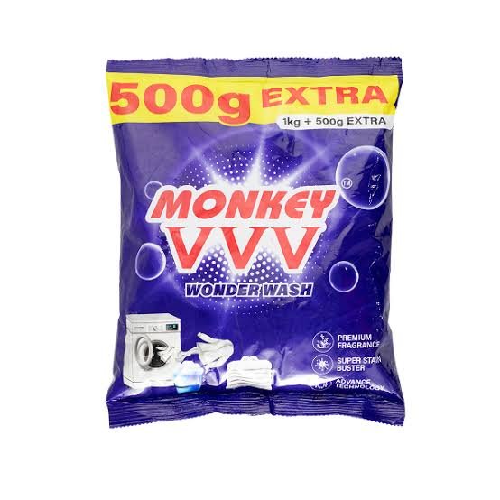 MONKEY VVV WONDER WASH POWDER 1.5KG