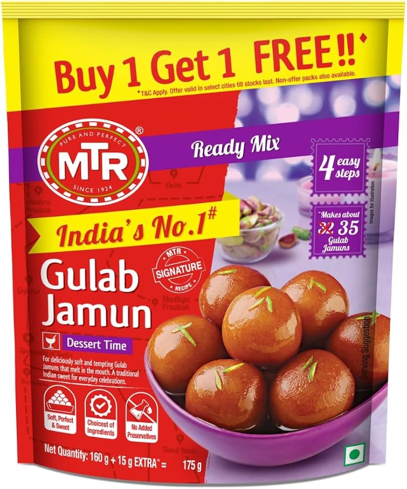 MTR GULAB JAMUN MIX 175GM