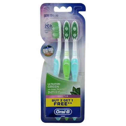 ORAL-B BUY 2 GET 1 FREE BRUSHE