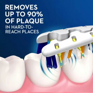 ORAL B UP TO 90% PLAQUE REMOVA