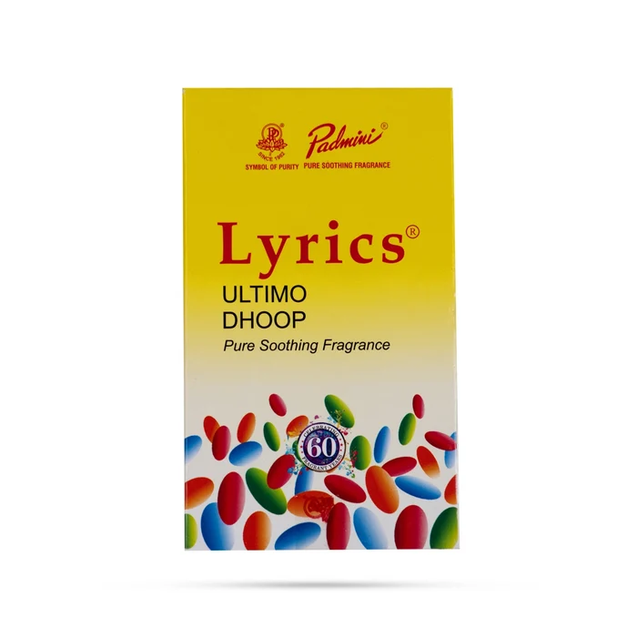 PADMINI LYRICS ULTIMO DHOOP 15 STICKS