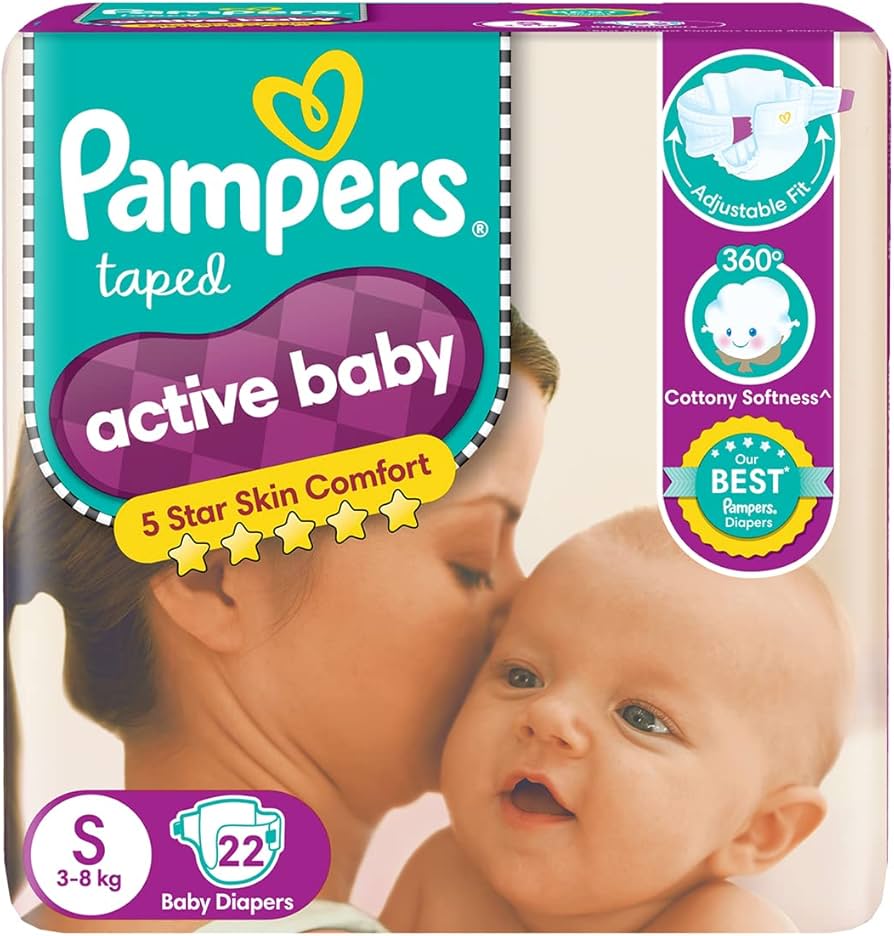PAMPERS BABY PANTS S 22