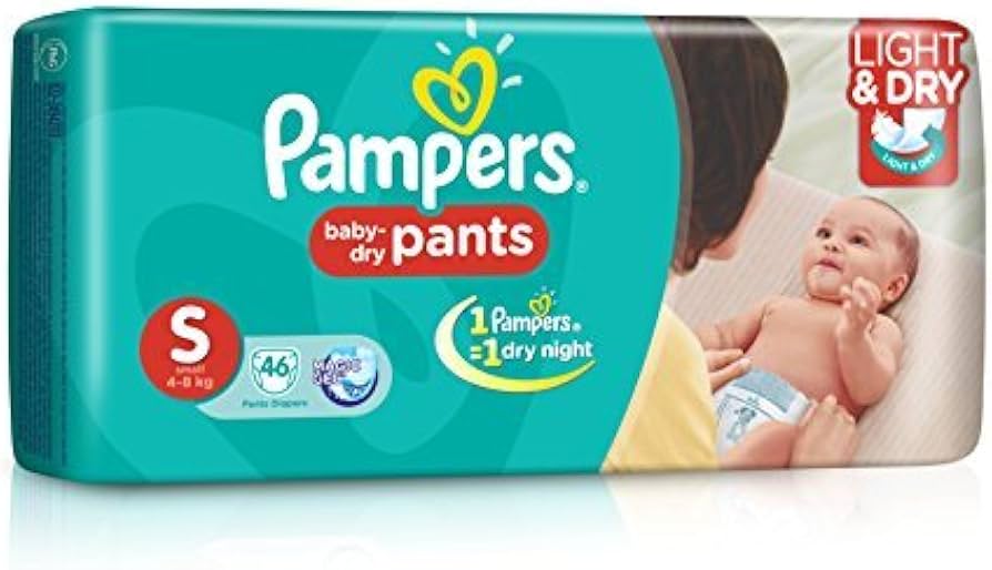 PAMPERS BD PANTS SMALL 46 DIAP