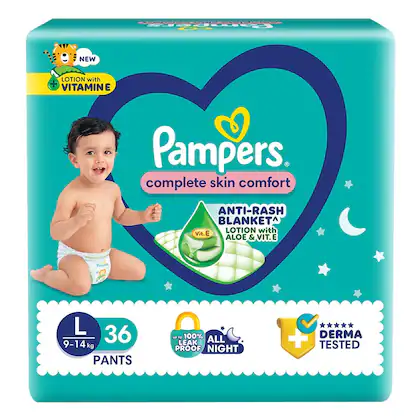 PAMPERS L 36PADS