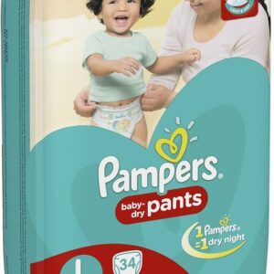 PAMPERS L 9-14 KG 34 PC