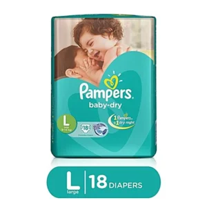 PAMPERS L BABY PANTS 18 PAD