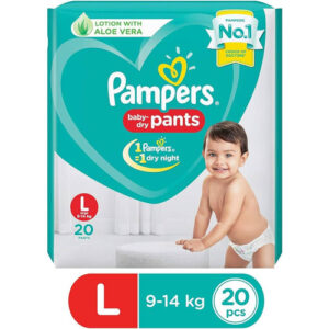 PAMPERS LARGE 20PANTS