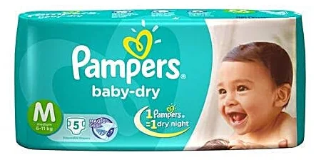 PAMPERS MDIUM 115RS