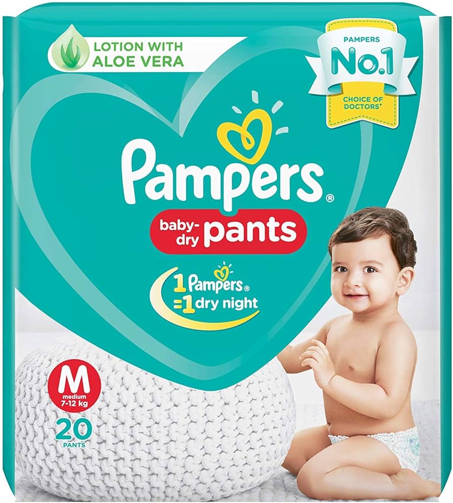 PAMPERS MEDIUM 20PANTS
