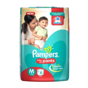 PAMPERS MEDIUM 8PANTS