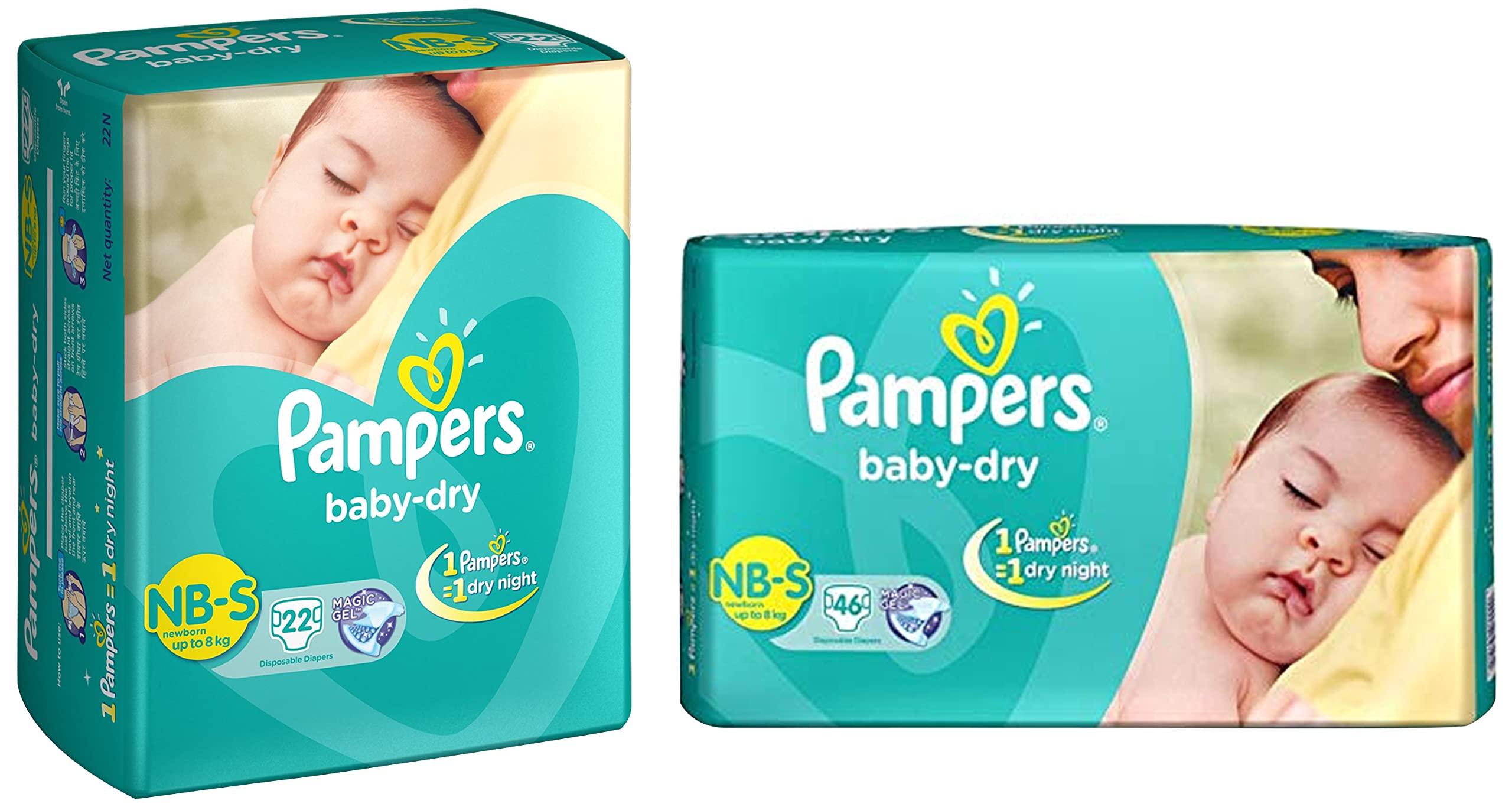 PAMPERS NB-S 22PAD