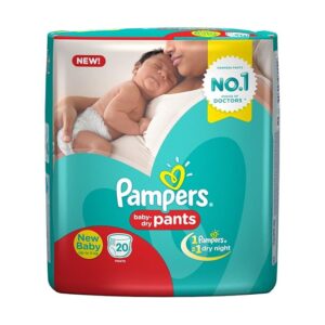 PAMPERS NEW BABY 5KG 20PANTS