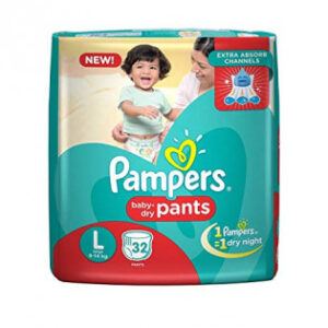 PAMPERS PANT LARGE 32 PANTS