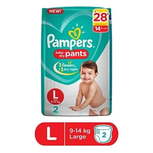 PAMPERS PANTS LARGE 2 PANTS
