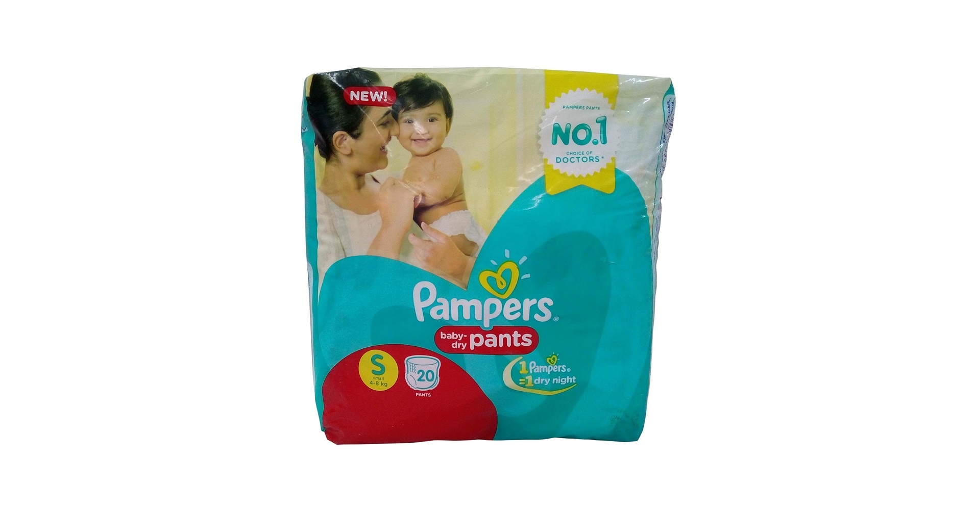 PAMPERS SMALL 4-8KG 20PANTS