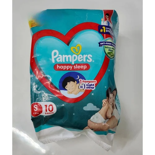 PAMPERS SMALL SIZE 10 PANTS