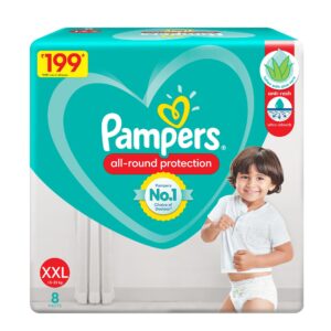 PAMPERS XXL 15-25KG 8 PANTS