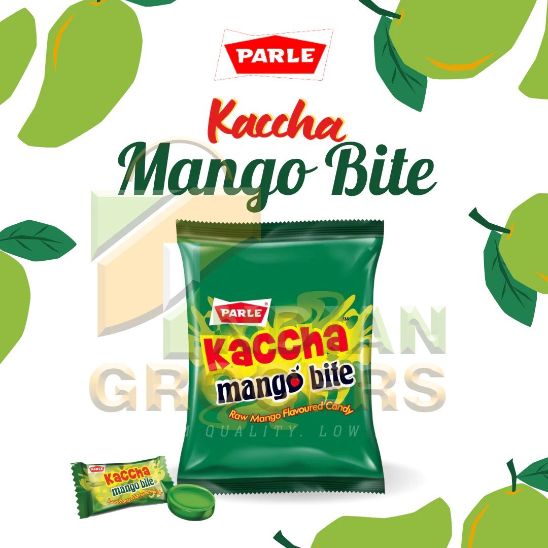 PARLE KACCHA MANGO BITE RAW MANGO FLAVOURED CANDY 198G