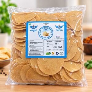 RJ CHILLI RICE PAPAD 250GM