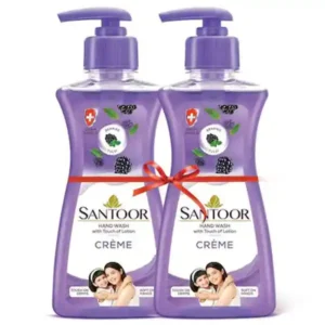 SANTOOR CREME HAND WASH 400ML