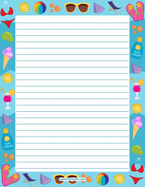 SUMMER STATIONERY