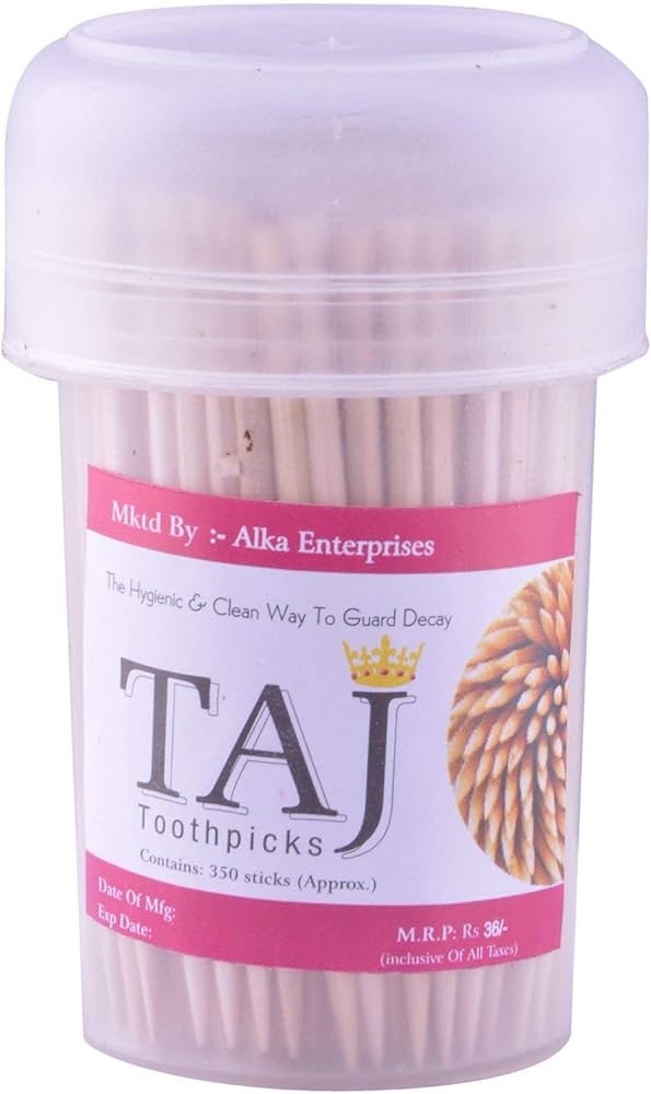 TAJ TOOTHPICK CONTAINS STICKS