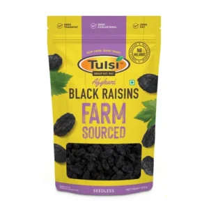 TULSI AFGHANI BLACK RAISINS 250GM