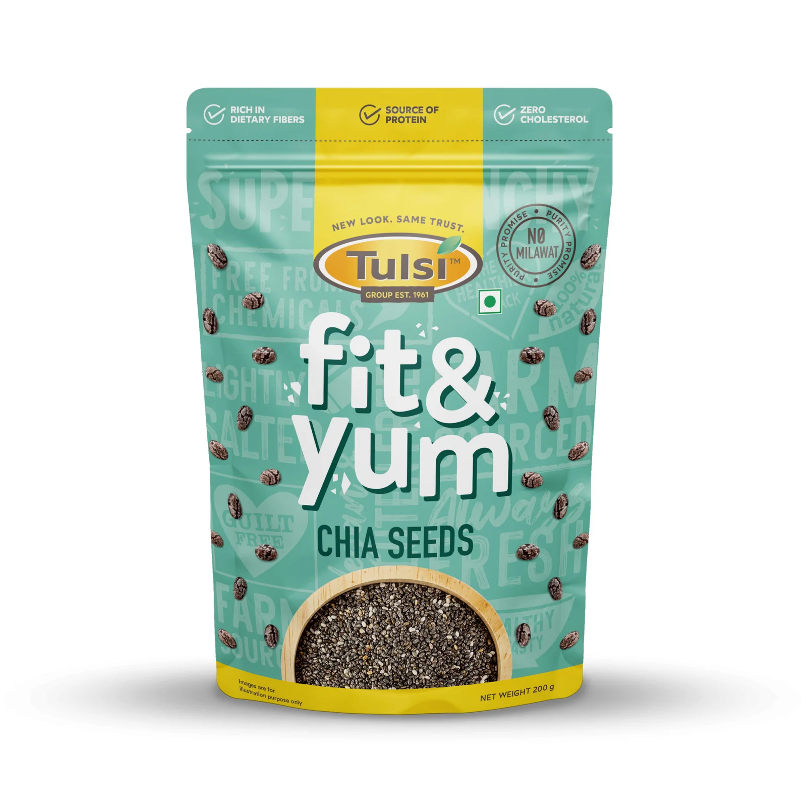TULSI CHIA SEEDS 200GM