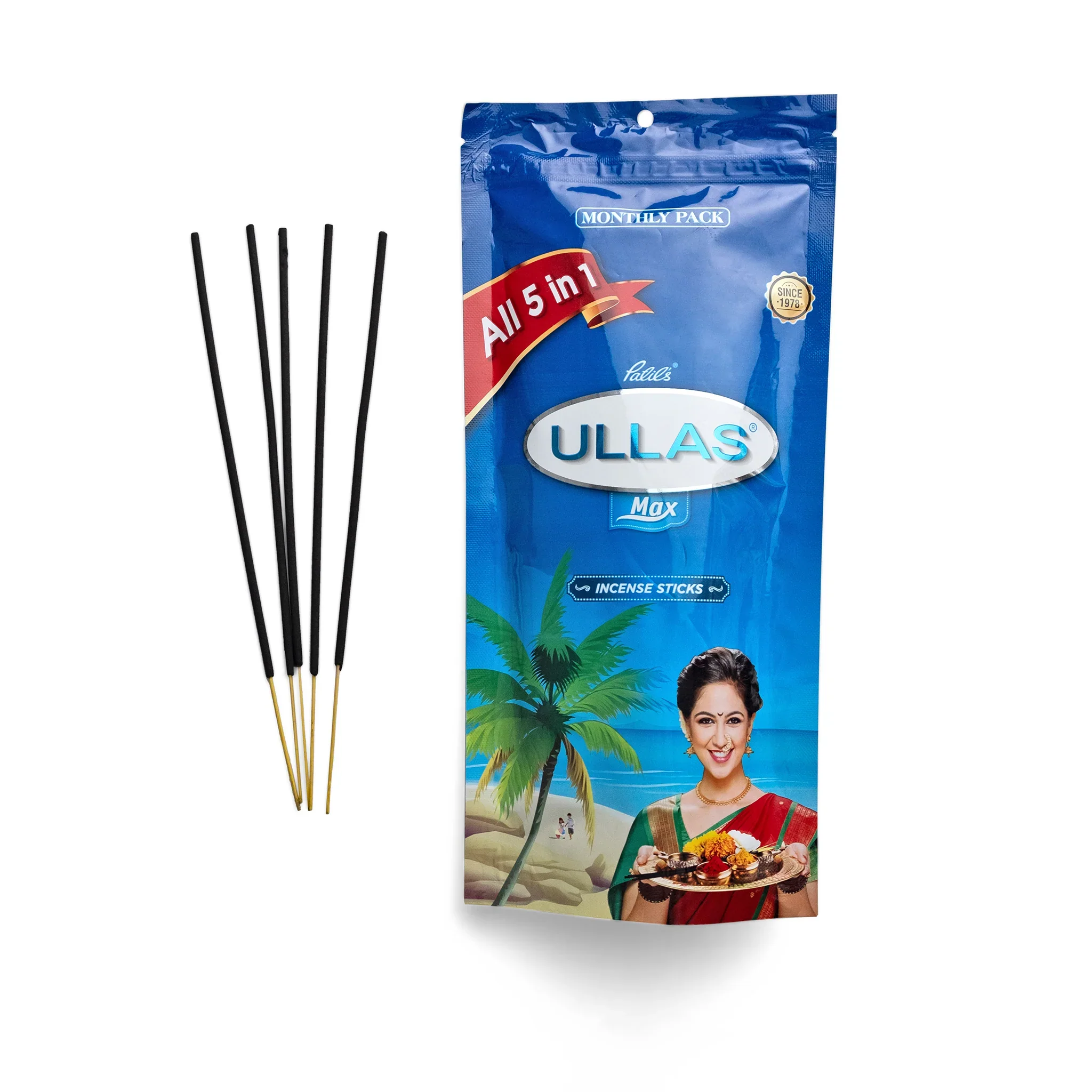 ULLAS 5IN1 AGRABATTI 110G
