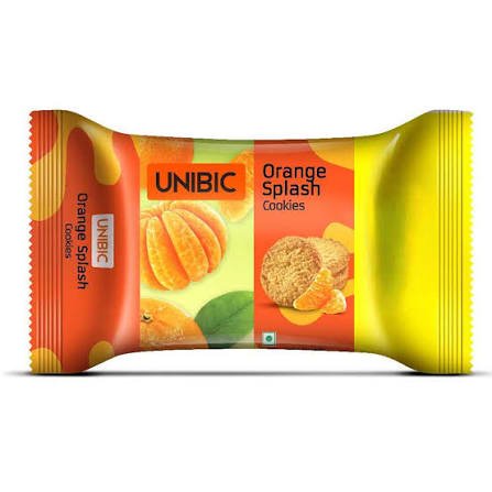 UNIBIC ORANGE SPLAH COOKIES BISCUITS 45G