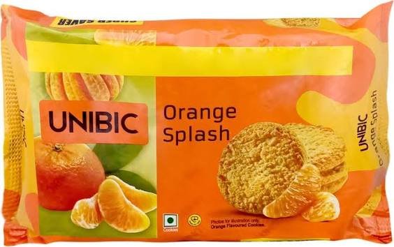 UNIBIC ORANGE SPLASH COOKIES 130G