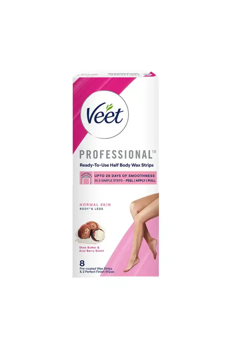 VEET SHEA BUTTER & ACAI BERRY SCENT BODY AND LEGS WAX STRIPS