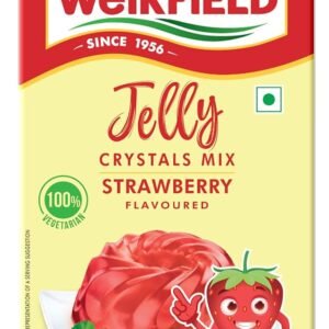 WEIKFIELD JELLY CRYSTALS STRAWBERRY 90GM