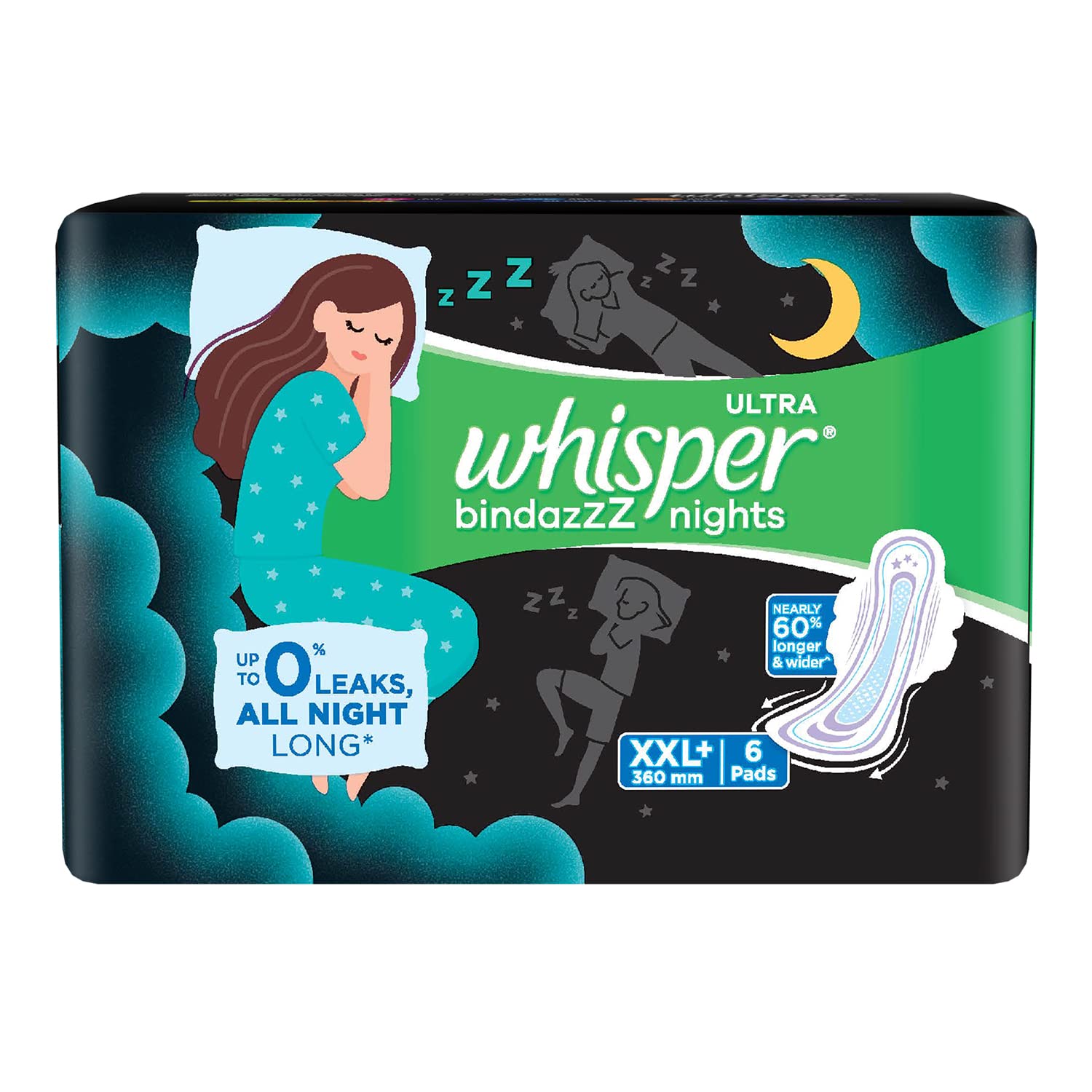 WHISPER BINDAZZ NIGHTS NEW