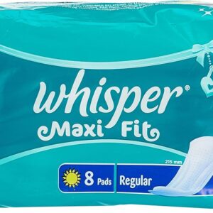 WHISPER MAXI FIT 8 PADS