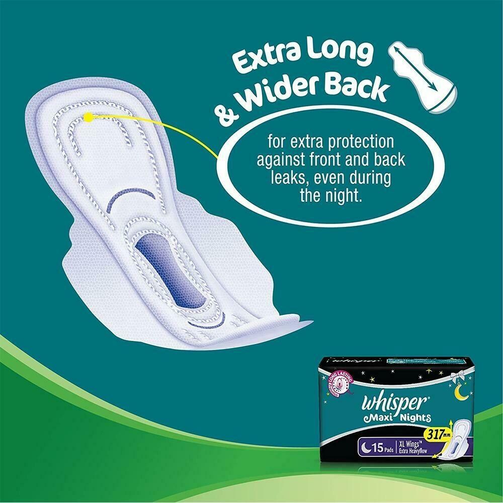 WHISPER MAXI NIGHTS XL WINGS