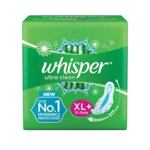 WHISPER ULTRA CLEAN XL+15PADS
