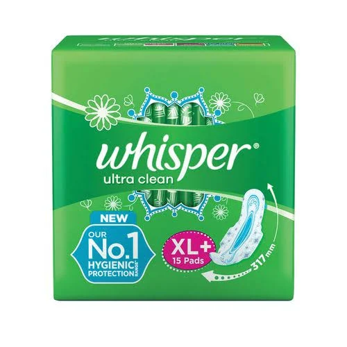 WHISPER ULTRA CLEAN XL+15PADS