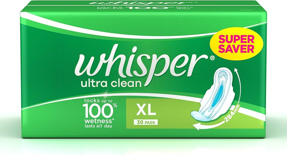 WHISPER ULTRA N CLEAN 30PADS