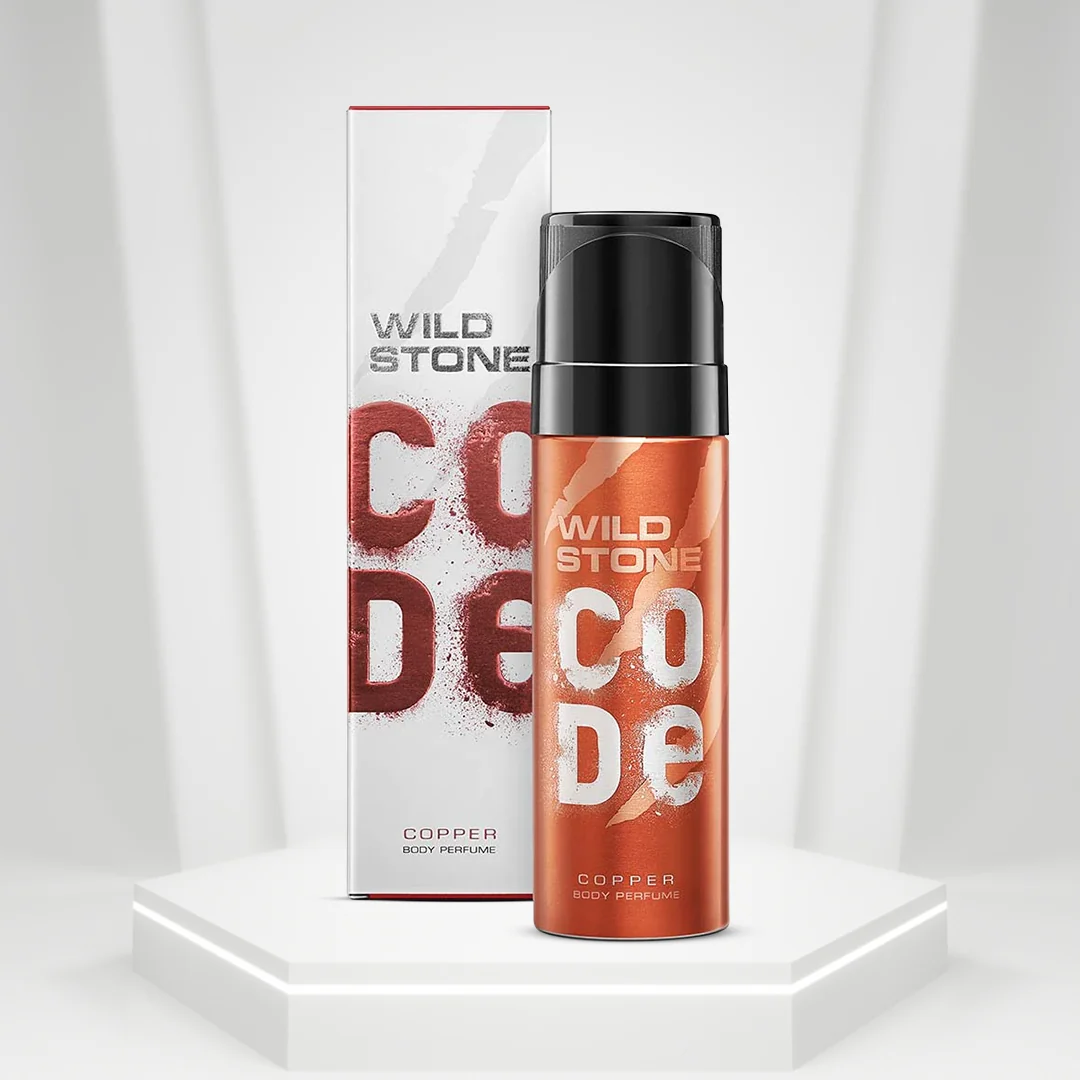 WILD STONE CODE COPPER BODY SPRAY 120ML