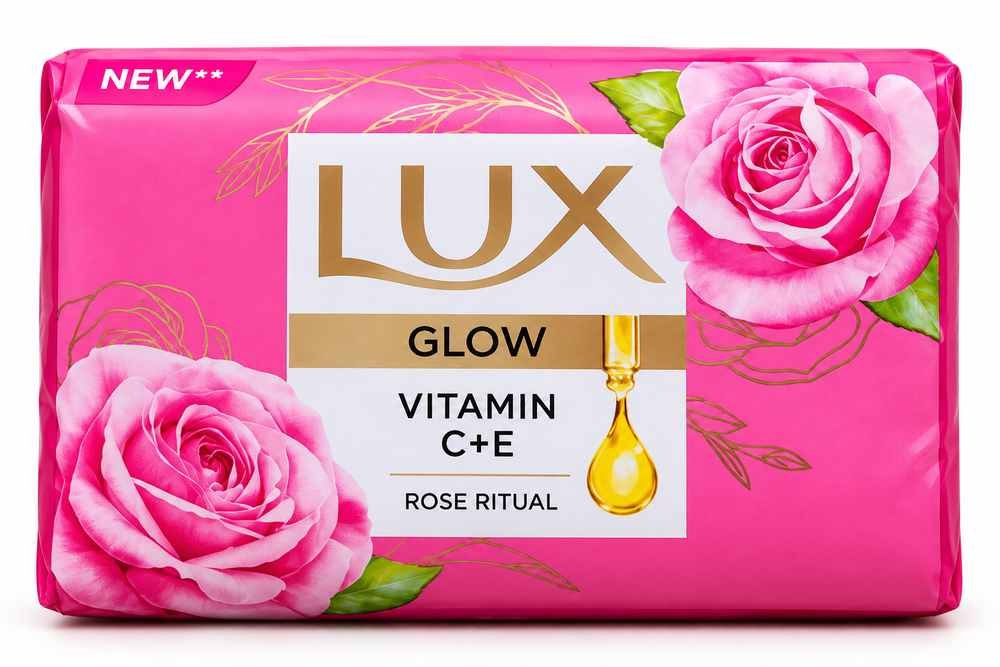 LUX GLOW VITAMIN C+E SOAP 100G